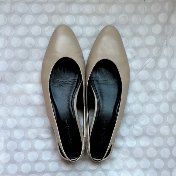Massimo Dutti SLINGBACK BALLERINAS 7.5 Beige - Picture 3 of 12